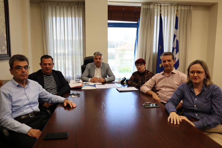 ΣΥΝΑΝΤΗΣΗ ΠΡΟΕΔΡΩΝ Ι.Σ. Α.Μ.Θ. ΜΕ ΤΟΝ ΠΕΡΙΦΕΡΕΙΑΡΧΗ ΧΡΙΣΤΟΔΟΥΛΟ ΤΟΨΙΔΗ