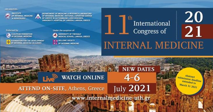 11th International Congress of Internal Medicine, July 4-6 2021